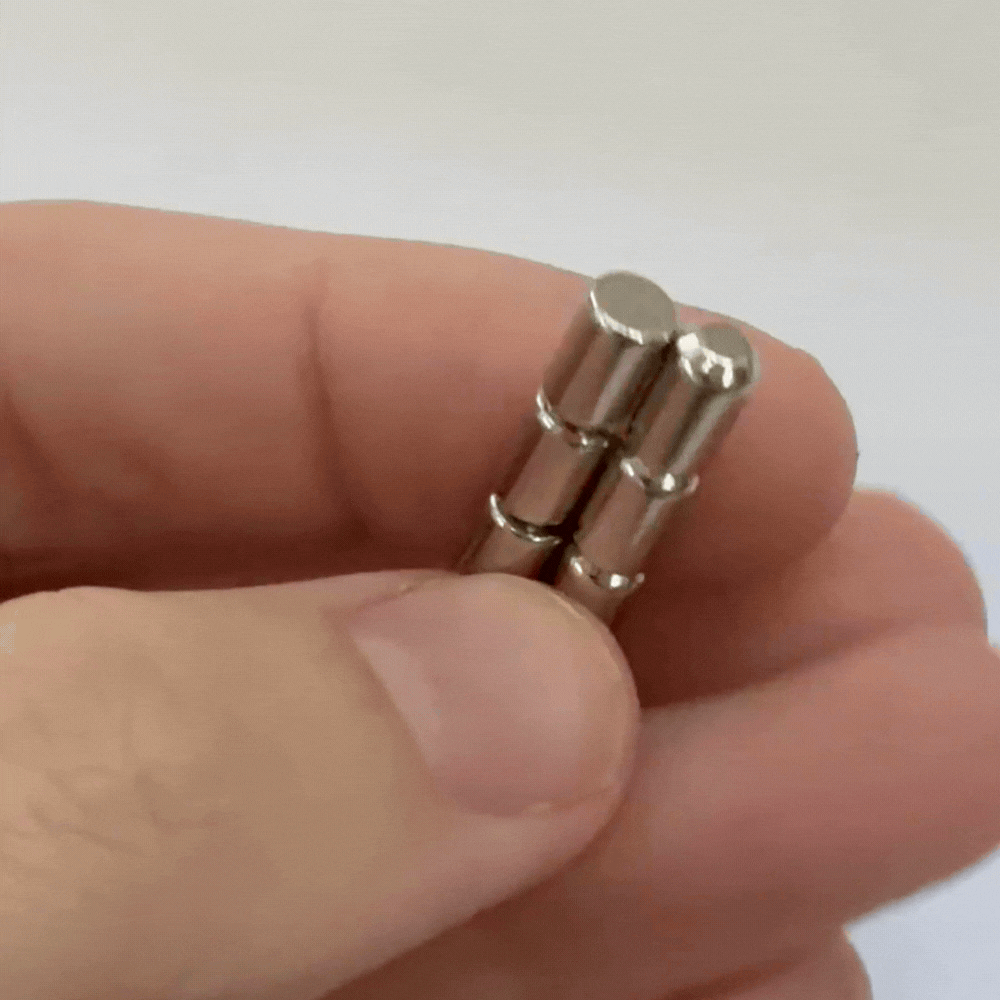 AMF Magnetics Neodymium Cylinder Magnet - 4mm x 6.5mm N35 30° Tapered North End