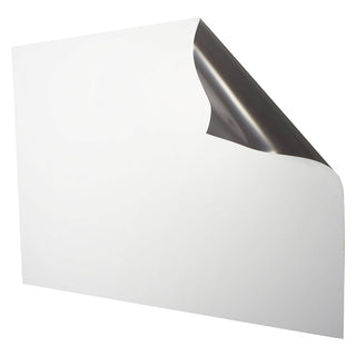 Magnetic Sheeting Gloss White - 1000mm x 1000mm x 0.8mm | Per Metre