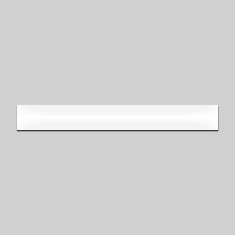 Rewritable Magnetic Label - 200mm x 25mm - 0.8mm | White