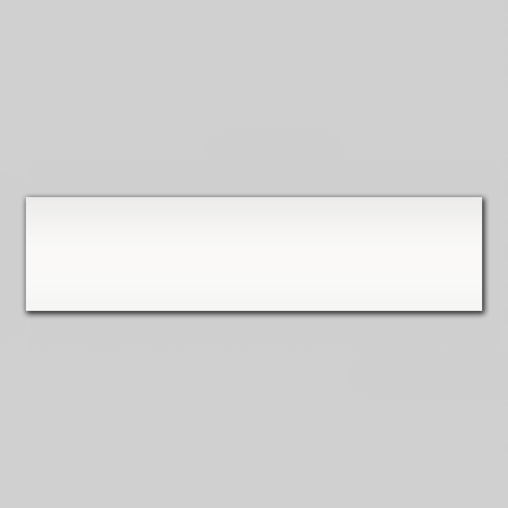Rewritable White Magnetic Label - 80mm x 20mm x 0.8mm