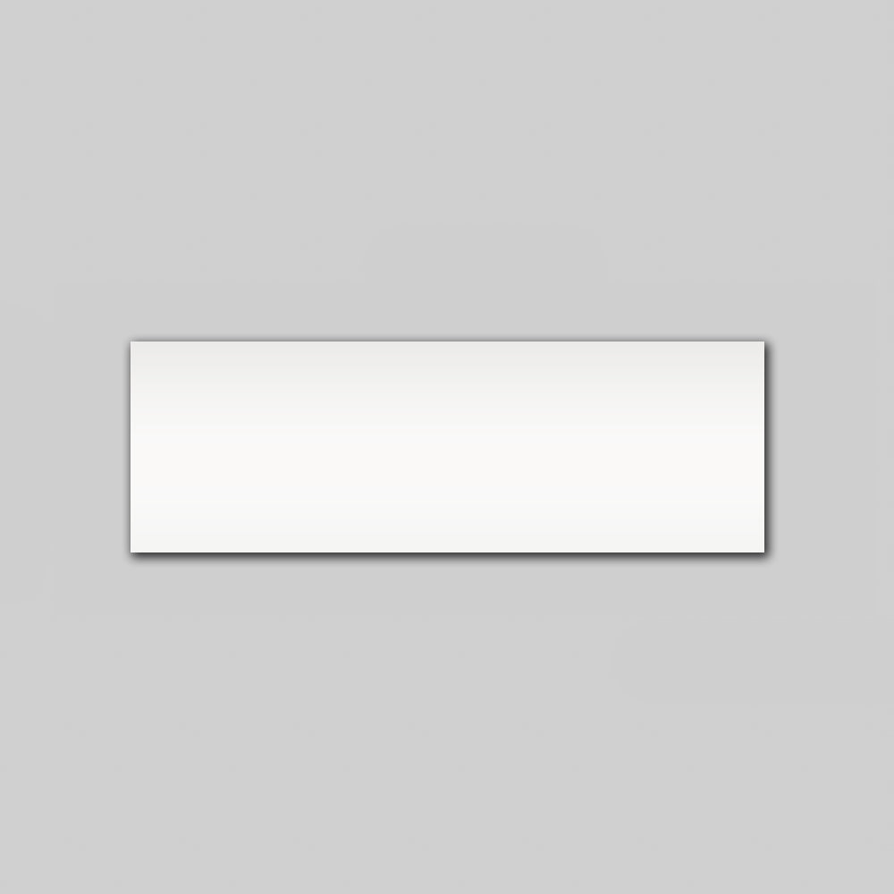 Rewritable White Magnetic Label - 60mm x 20mm x 0.8mm