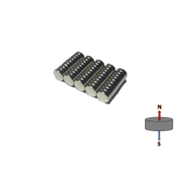 Neodymium Disc Magnet 9mm x 2.5mm N35