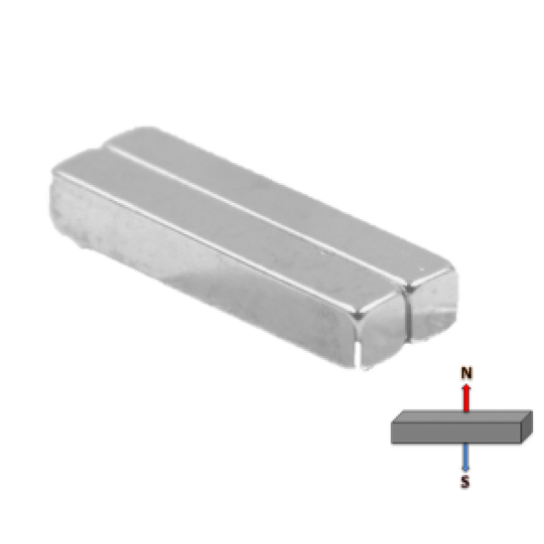Neodymium Block Magnet 40x10x10 mm N48