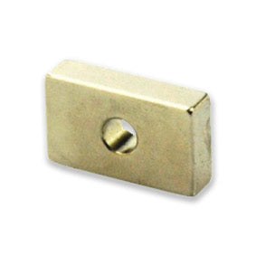 Neodymium Block - 20mm x 5mm x 12mm w/4.5mm hole