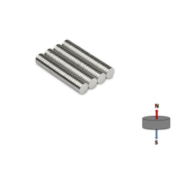 Neodymium Disc Magnet 7mm x 2mm N50
