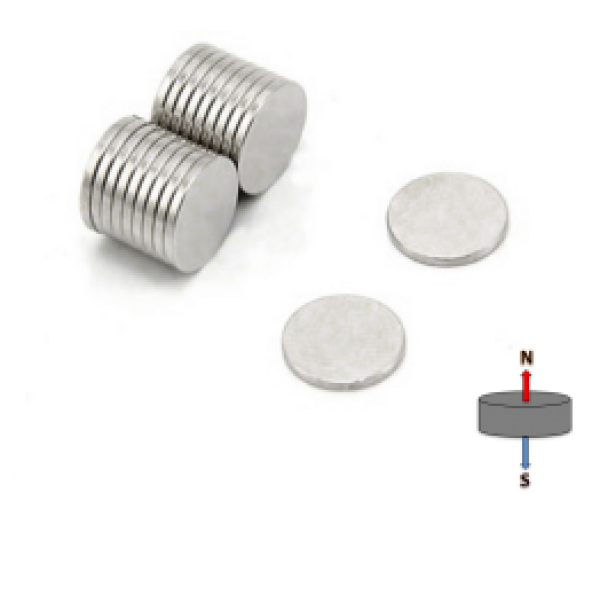 Neodymium Disc Magnet 9.53mm x 0.79mm N52