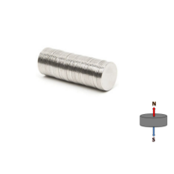Neodymium Disc Magnet 12.7mm x 0.79mm N52