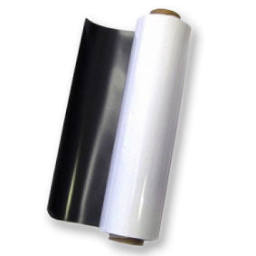 White magnetic sheeting 0.8mm x 620mm x 15m