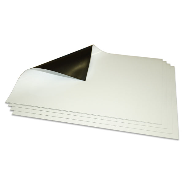 A4 Magnetic White Gloss Label | 0.4mm | Non-Printable
