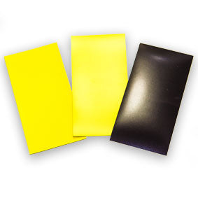 Yellow Magnetic Labels - Versatile & Cost Effective