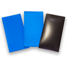 Buy Blue Magnetic Labels Online at AMF Magnets 
