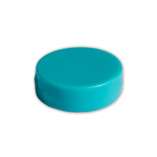 Ferrite Whiteboard Button Magnet 30mm x 6mm - Turquoise