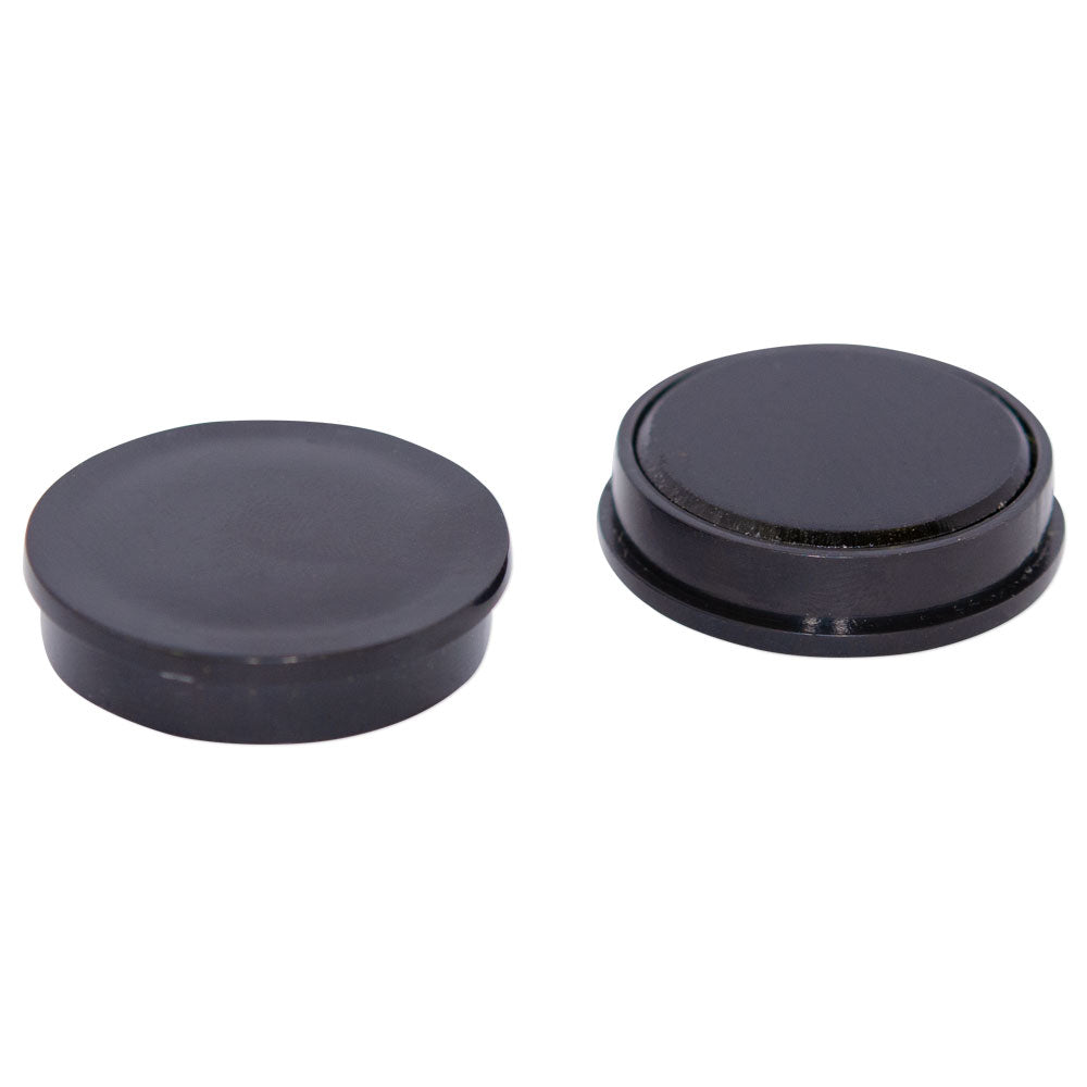 Ferrite Whiteboard Button Magnet 30mm x 7mm - Black