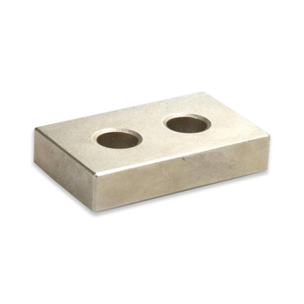 Neodymium Block - 50mm x 30mm x 10mm - 2 holes