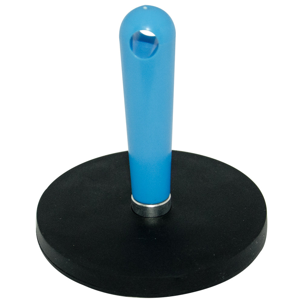 Neodymium Rubber Coated Female Thread Pot Magnet with Handle | 88mm dia. x 85mm